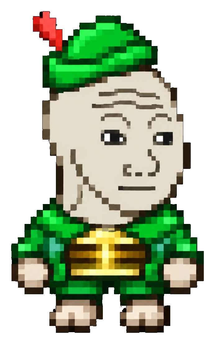 RobinWojak pixel character
